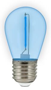 SET 2x LED Bec PARTY E27/0,3W/36V albastru