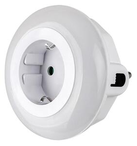 Priză LED RGB cu iluminare Rabalux 76011 ABEL LED/0,54W/230V 3000K