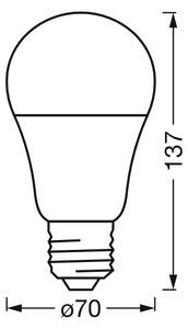 Bec LED RGBW dimabil SMART+ E27/14W/230V 2700-6500K Wi-Fi Ledvance