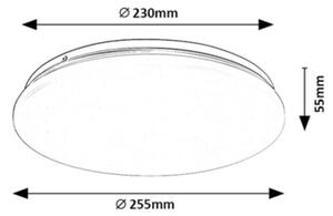 Rabalux 71101 - Plafonieră LED VENDEL LED/12W/230V 3000K 25 cm