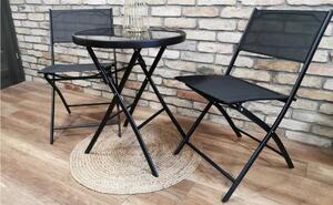 Set de două scaune de grădină pliante