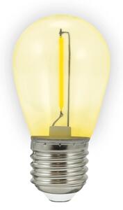SET 2x LED Bec PARTY E27/0,3W/36V galben