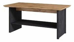 Masuta cafea NICOLE, stejar wotan/gri, PAL, 120x60x55 cm