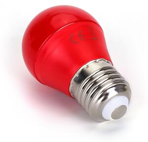 Bec LED G45 E27/4W/230V roșu Aigostar