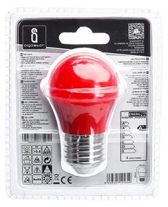 Bec LED G45 E27/4W/230V roșu Aigostar
