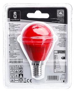 Bec LED G45 E14/4W/230V roșu Aigostar