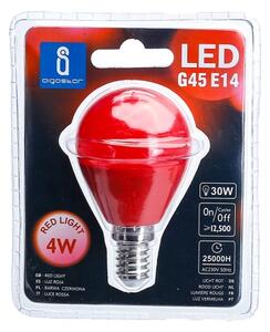 Bec LED G45 E14/4W/230V roșu Aigostar