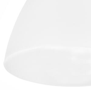 Abajur de rezervă din sticlă MIRANDA E27 110x130 mm alb