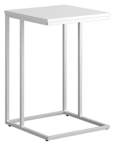 Masuta KALA, alb, DTD laminat/metal, 40x40x61 cm