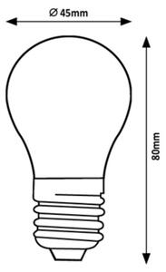 Bec LED FILAMENT G45 E27/2W/230V 3000K Rabalux 79015