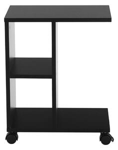 Masuta ABBAS NEW, negru, DTD laminat, 40x24x50 cm