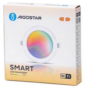 Aigostar - LED RGBW Corp de iluminat încastrat dimabil LED/9W/230V 2700-6500K Wi-Fi