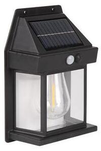 Aplică solară LED de perete pentru exterior, cu senzor, LED/1W/3,7V 1200 mAh IP65