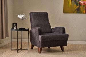 Atelier Del Sofa, Fotoliu Yamac antracit 76/87/91 cm