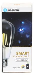 Bec LED dimabil FILAMENT ST64 E27/6W/230V 2700-6500K Wi-Fi Aigostar