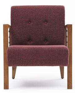 Atelier Del Sofa, Fotoliu Yunus rosu claret 69/83/80 cm