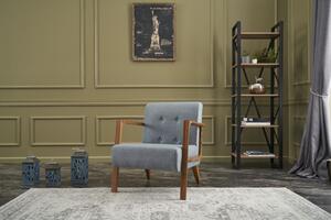 Atelier Del Sofa, Fotoliu Yunus albastru deschis 69/83/80 cm