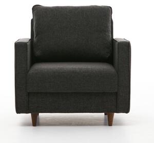 Atelier Del Sofa, Fotoliu Zeki antracit 85/90/82 cm