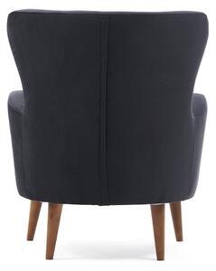 Atelier Del Sofa, Fotoliu Ada antracit 73/80/87 cm