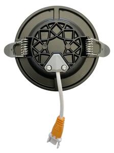 Corp de iluminat LED încastrat LED/7,5W/230V 4000K negru/argintiu