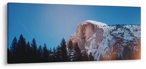 Tablou - Crestele munților noaptea (120x50 cm)