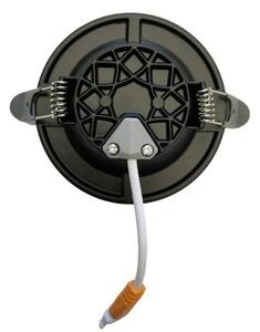 Corp de iluminat LED încastrat LED/7,5W/230V 4000K negru/auriu