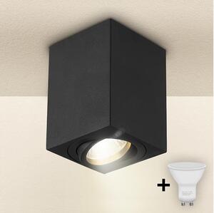 Spot MIA 1xGU10/30W/230V 100x80 mm negru Brilagi