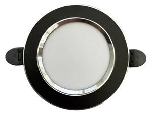 Corp de iluminat LED încastrat LED/7,5W/230V 4000K negru/argintiu