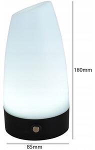 Lampa de masa LED, 4000K, incarcare USB, comutator ON/OFF, inaltime 18 cm
