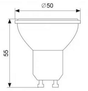 Bec LED GU10/1,5W/230V 4000K