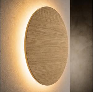 Aplică de perete LUNA 4xG9/8W/230V, diam. 40 cm, stejar
