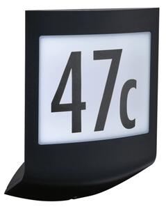 Paulmann 94513 - RGBW LED/8,2W IP44, placă iluminată reglabilă pentru număr de casă PADEA 230V