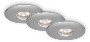SET 3x corp de iluminat LED încastrat pentru baie Briloner 7240-039 LED/1,8W/230V IP44
