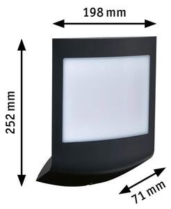 Paulmann 94513 - RGBW LED/8,2W IP44, placă iluminată reglabilă pentru număr de casă PADEA 230V