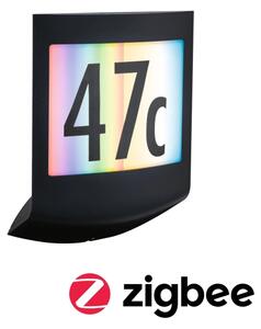 Paulmann 94513 - RGBW LED/8,2W IP44, placă iluminată reglabilă pentru număr de casă PADEA 230V