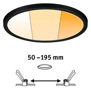 Paulmann 93102 - Spot LED AREO încastrat, 16W, IP44, 230V, diam. 23 cm, negru, reglabil
