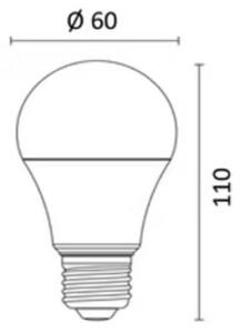 Bec LED RGBW dimabil Reality E27/8,5W/230V 3000-6500K Wi-Fi + telecomandă