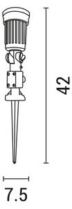 Lampă de exterior 1xE27/15W/230V IP44 negru