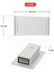 Aplică LED de exterior Telefunken 307706TF 2xLED/3W/230V IP44 alb