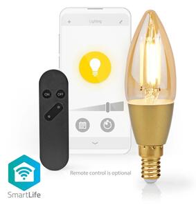 Bec LED dimabil Nedis WIFILRF10C37 E14/4,9W/230V 1800-3000K Wi-Fi Tuya
