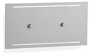 Telefunken 307804TF-Aplică LED de exterior 2xLED/3,5W/230V IP44 argintiu