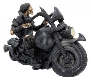 Statueta motocicleta Scrasnet de roti 18 cm