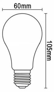 Bec LED FILAMENT A60 E27/7,5W/230V 3000K