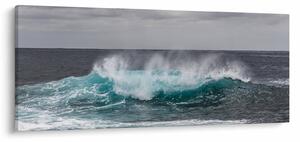 Tablou - Valuri pe ocean (120x50 cm)