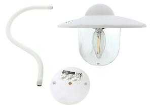 Aplică LED solară LED/0,5W/1,2V IP44 alb