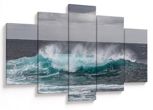 Tablou - Valuri pe ocean (150x105 cm)