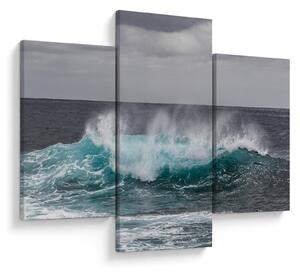 Tablou - Valuri pe ocean (90x60 cm)