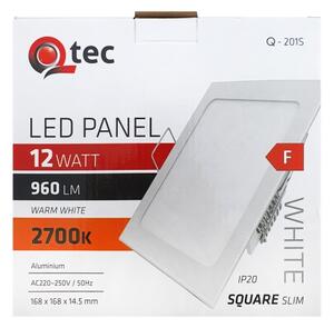 Corp de iluminat LED încastrat QTEC LED/12W/230V 2700K