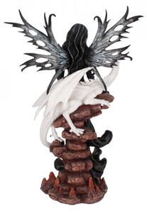 Statueta zana si dragon Isabelle 57 cm