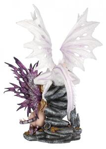 Statueta zana cu dragon Arya 59 cm